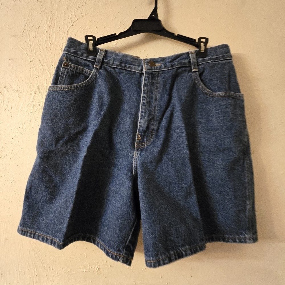 Gitano Women's High Waist Blue Denim Shorts